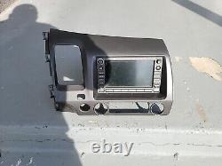 06-11 Honda CIVIC Stereo Gps Navigation Display Screen Monitor Headunit Oem 2