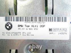 06-13 BMW 545i Hifi DSP Radio Audio Amplifier Harman/Becker 65.12-6955478 L7 OEM