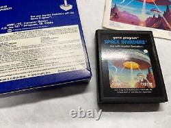 Atari VCS 2600 Game Complete in Original Box 1978 Space Invaders Matching Label