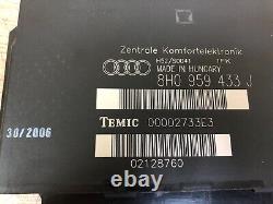 Audi Oem A4 S4 B6 B7 Convertible Top Comfort Bcm Body Control Module 2003-2009 2