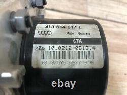 Audi Q7 Oem Anti Lock Abs Brake Pump Module Esp Controller Cta 2007-2015