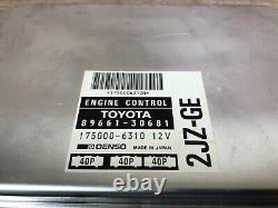 Lexus Oem Sc300 Gs300 Front Engine Motor Dme Computer Ecu Ecm 3.0l 93-95