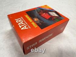 NOS 1982 ATARI Star Raiders Original Big BOX Package + Video Touch Pad Unused