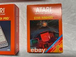 NOS 1982 ATARI Star Raiders Original Big BOX Package + Video Touch Pad Unused