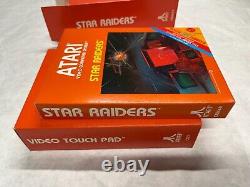 NOS 1982 ATARI Star Raiders Original Big BOX Package + Video Touch Pad Unused