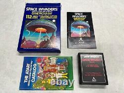 Atari VCS 2600 Jeu complet dans sa boîte d'origine 1980 Space Invaders Étiquette assortie
