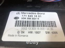 Boîte à fusibles relais Sam avant OEM Mercedes Benz R171 SLK280 SLK350 fusibles 05-11