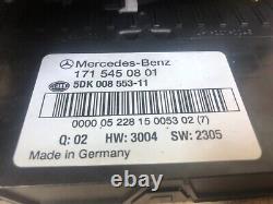 Mercedes Benz OEM R171 SLK280 SLK350 Boîte à fusibles SAM avant Relais Faisceaux 05-11